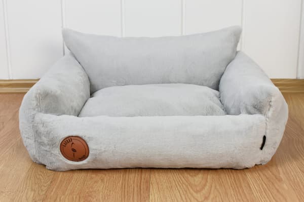Fluffig säng grå XS - 60cm x 50cm
