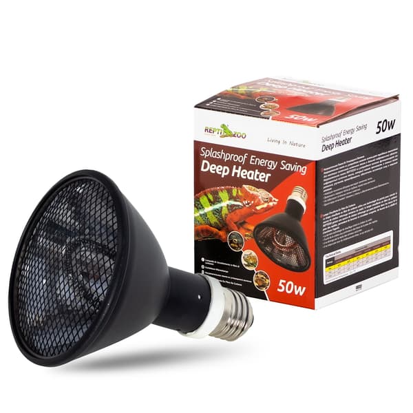 Repti-Zoo dybdevarmer 50W - strålevarmer
