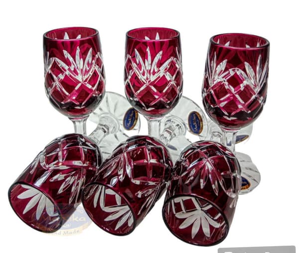 Ruby Crystal Vodka Glas 25 ml Ananas