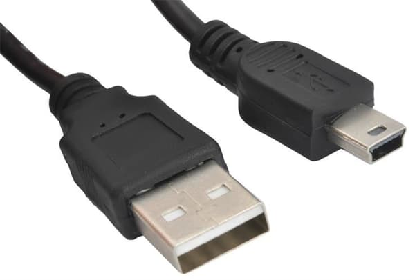 Mini-usb-kabel til canon, jvc, hp, sony, olympus, navigation