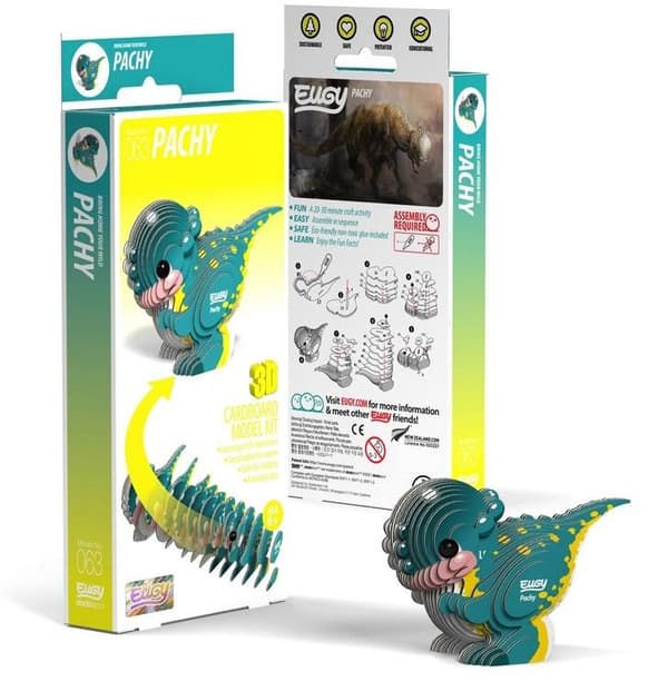 Pachycephalosaurus Eugy. Øko 3D-puslespil