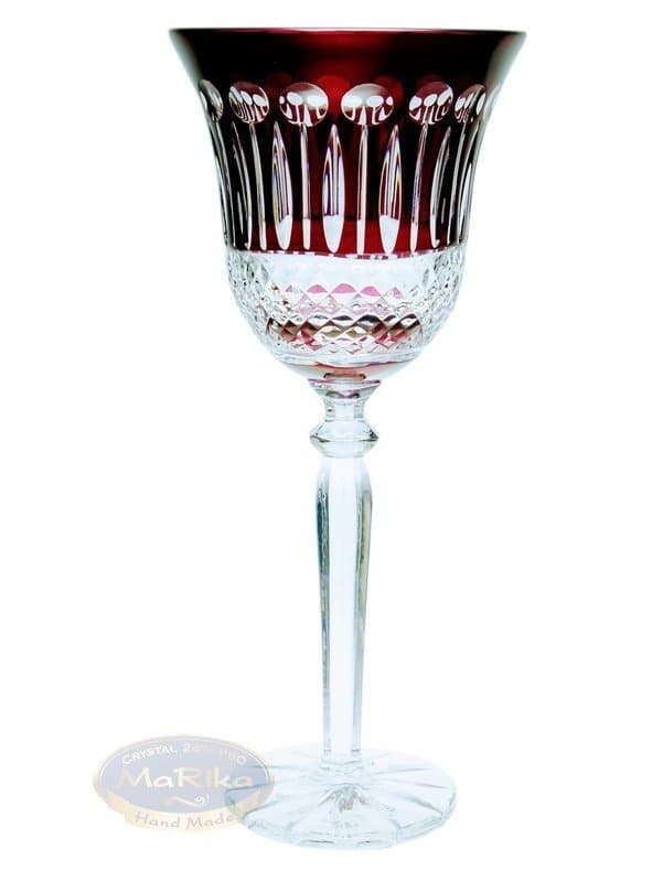 Rubinkristallvinglas 280 ml franska