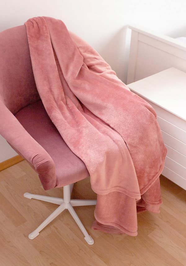 MIKROFIBERFILT 150x200 ROSA