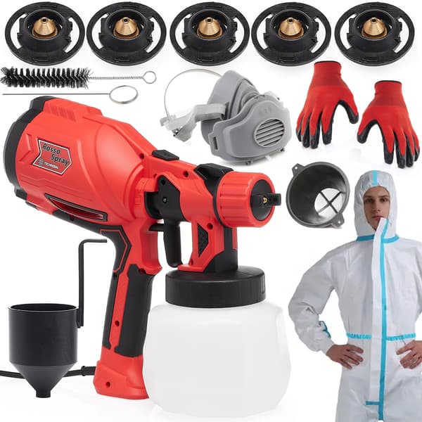 RossoSpraymålningsenhet + Mask, Overall, Sikt, Handskar