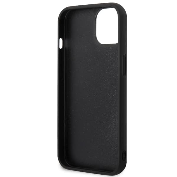 Karl Lagerfeld Rubber Ikonik 3D-cover til iPhone 14 Plus, sort