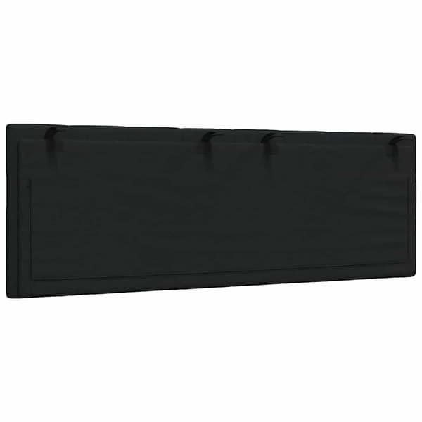 vidaXL hovedgærdehynde, sort, 120 cm, stof