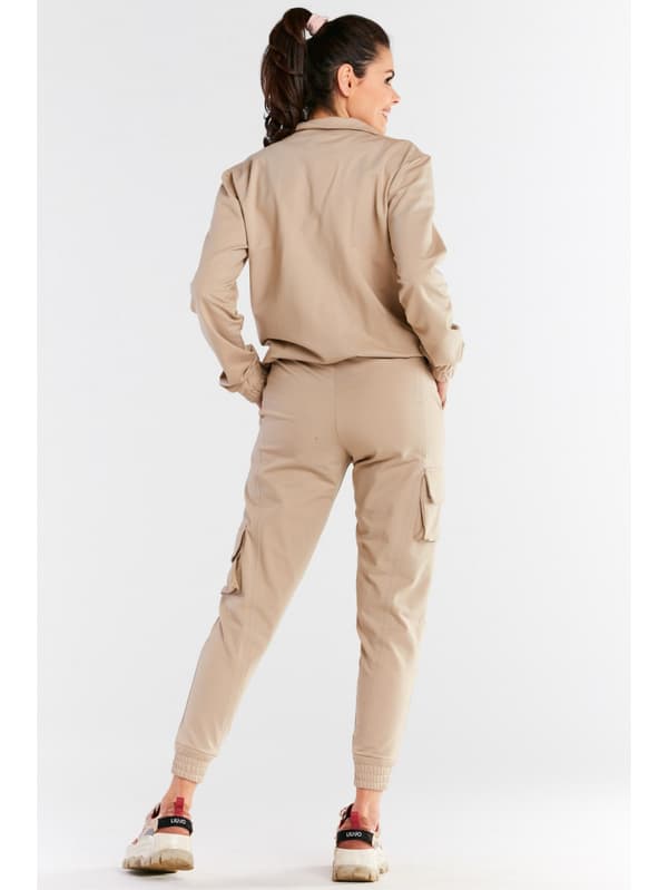Kamp-joggingbukser, beige L/XL
