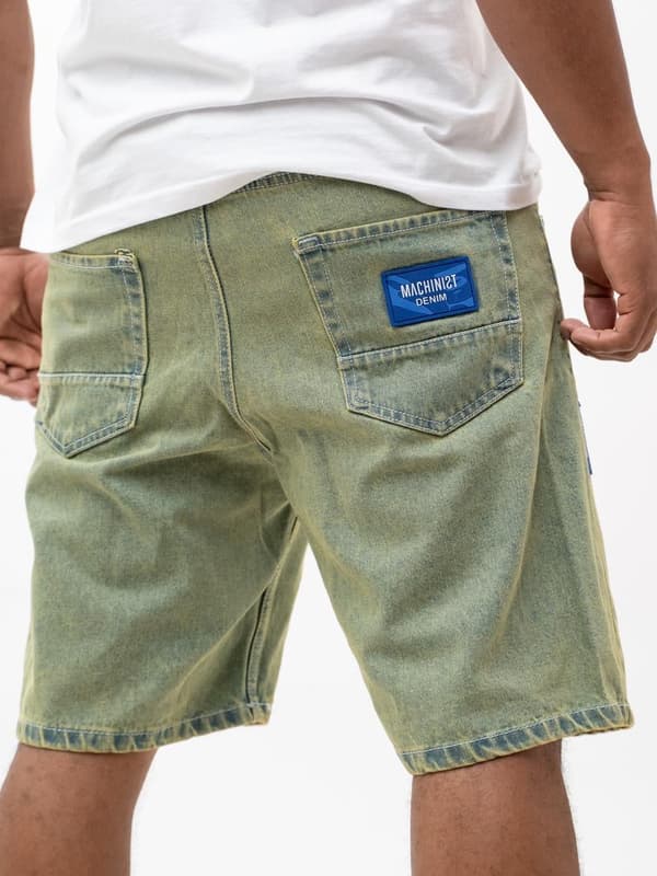 Herregrønne MyStars blå Basic denimshorts 30