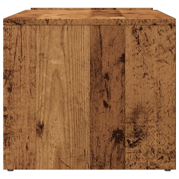 vidaXL Soffbord, Antikträ, 90x45x35 cm