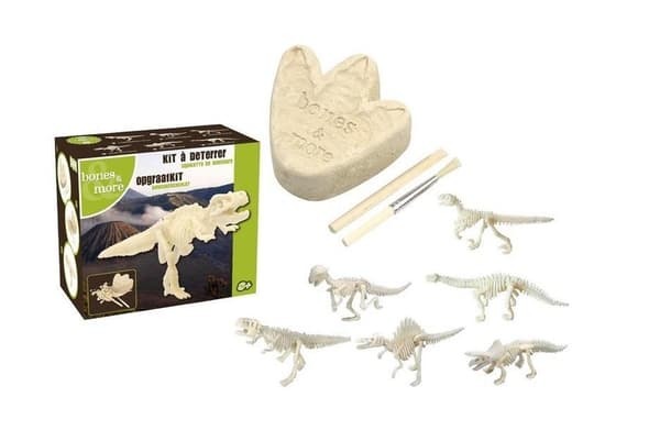Stor dinosauriefigur - utgrävningstryck MIX