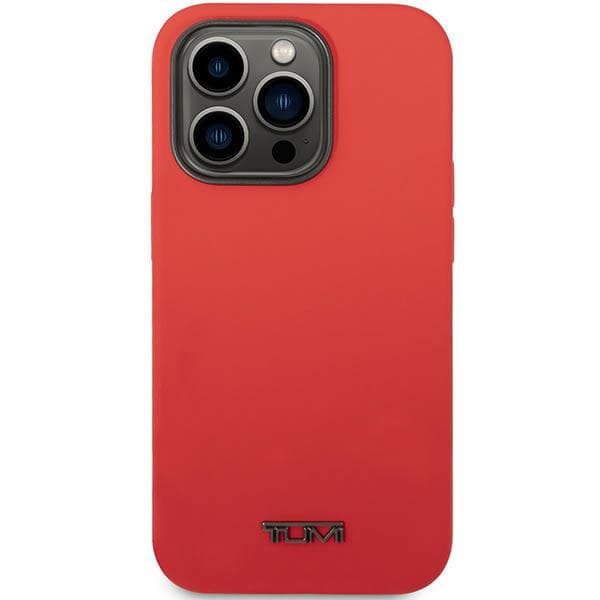Tumi flydende silikonecover til iPhone 14 Pro, rød