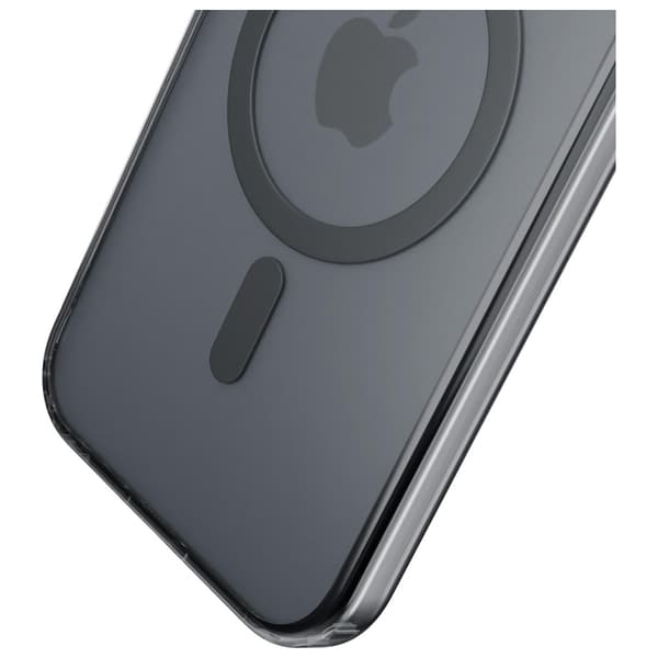 3MK Frosty MagCase til iPhone 17 Pro Max, gennemsigtig med sort