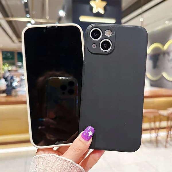 LOKASS-kotelo iPhone 13:lle - musta