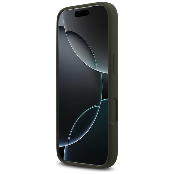 Guess Silikone Big 4G Script cover til iPhone 17 Pro Max khaki