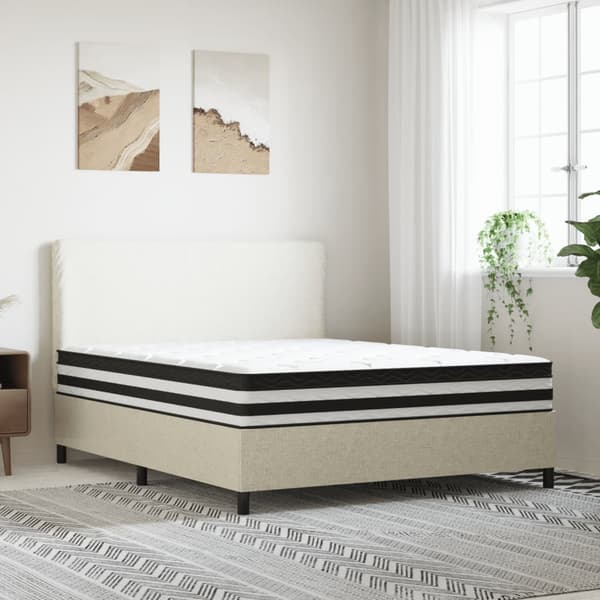 vidaXL Pocketresårmadrass, Mediumfasthet, 160x200 cm