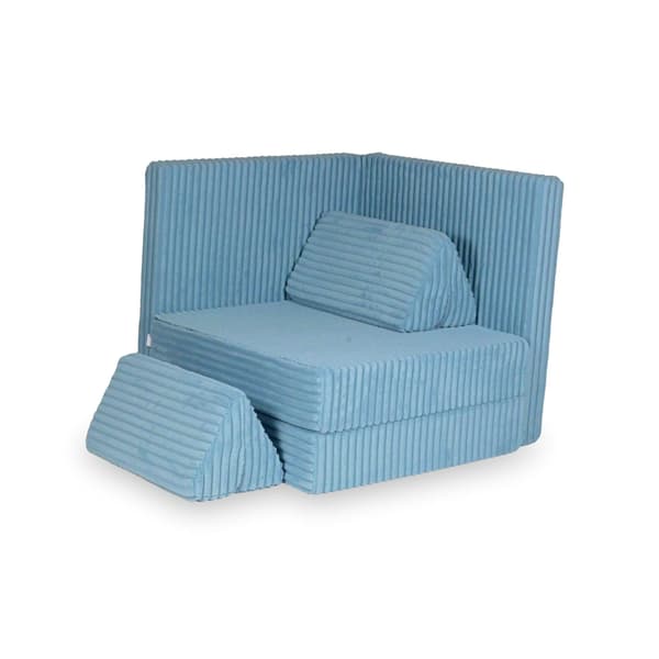 Montessori Comfort Waffle Blue Play Sofa
