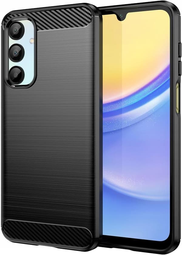 ETUI TIL SAMSUNG GALAXY A16 | ARMOR CARBON ETUI SORT + 9H GLAS