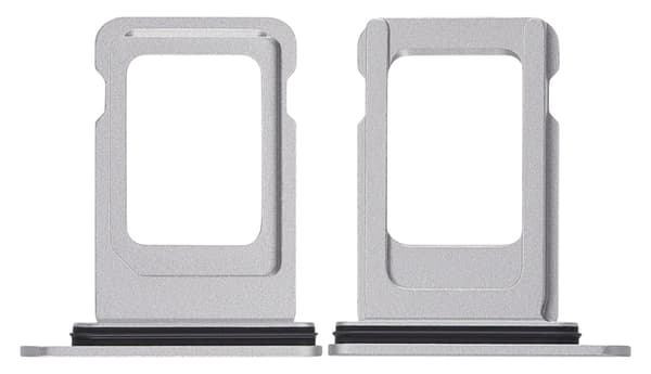 SIM-korthållare för iPhone 17 Pro (Max) Silver