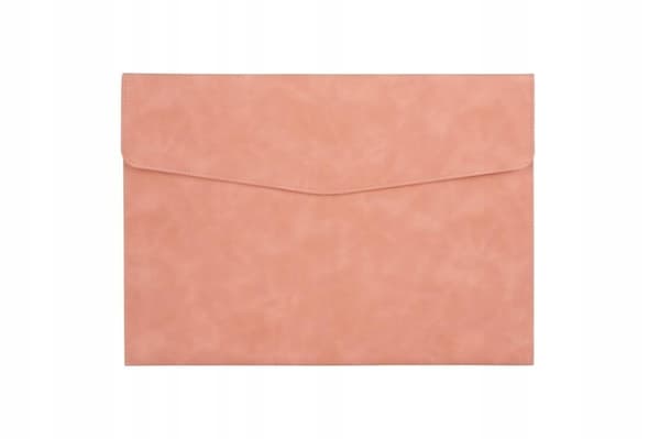 Mapp A4 505 kuvert med tryckknappar rosa 7743