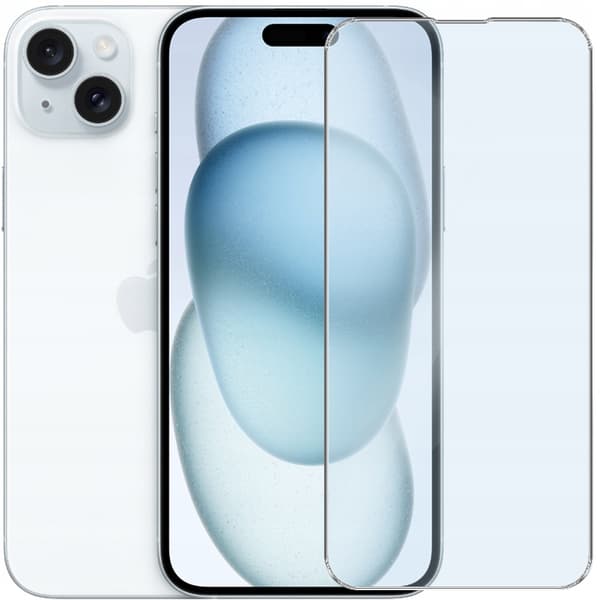3x Härdat glas för Apple iPhone 15 Plus, 9H glas | 3-pack