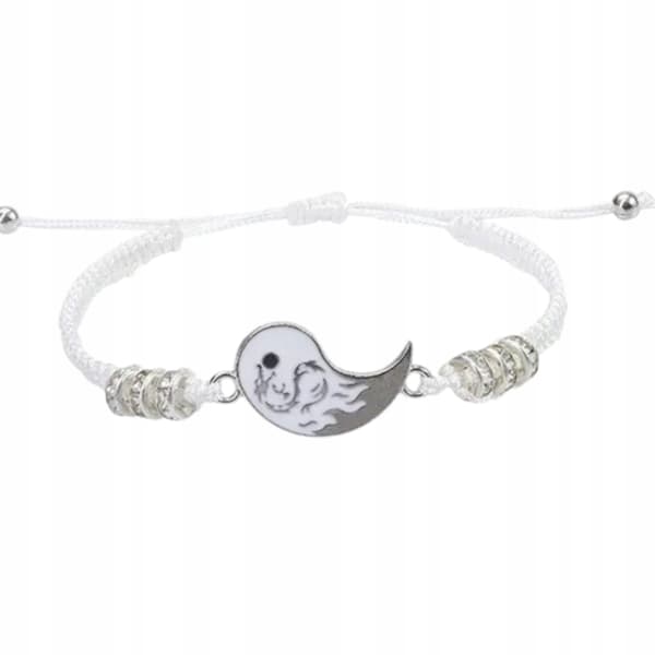 Set med två YIN & YANG-ARMBAND för vänner