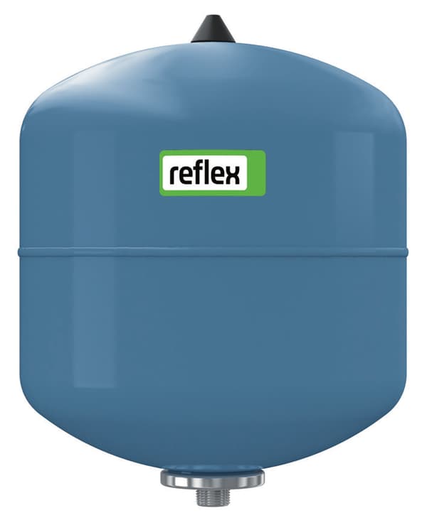 Ekspansionsbeholder refix DE-33, 33L, 10 bar / 70 grader, tilslutning