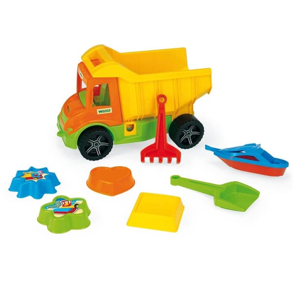Multitruck-tipvogn med sandkit