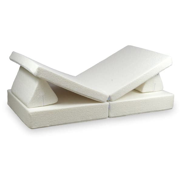 Montessori Standard Bouclé Leksoffa Vit