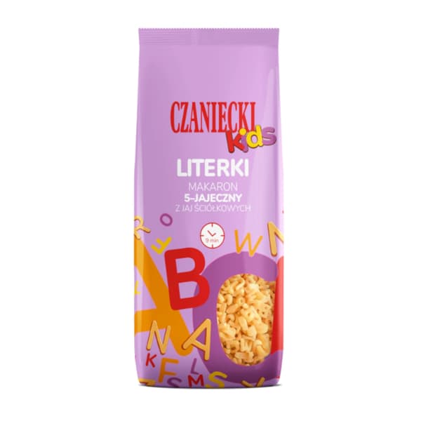 Czaniecki Kids Pasta 5-æg Bogstaver 250g