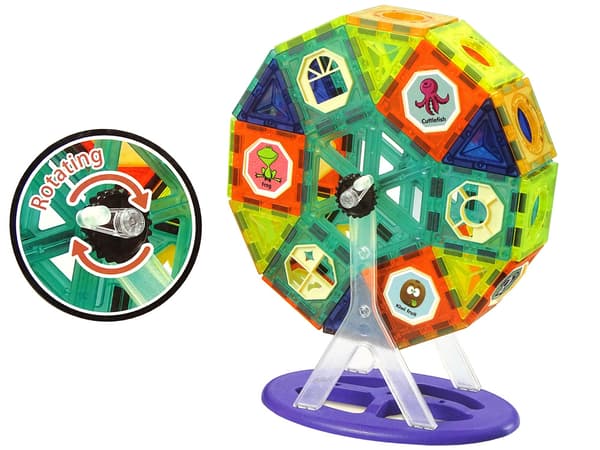 Magnetiska block 3D-strukturer pariserhjulskarusell 71 bitar
