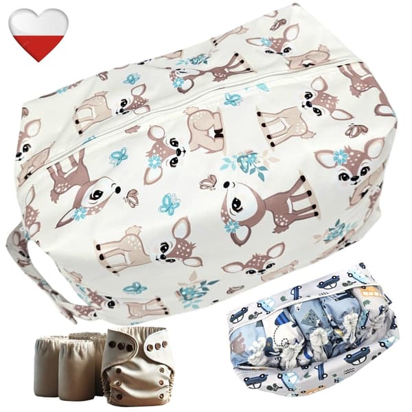 NappiMe pusletaske med hjortedesign