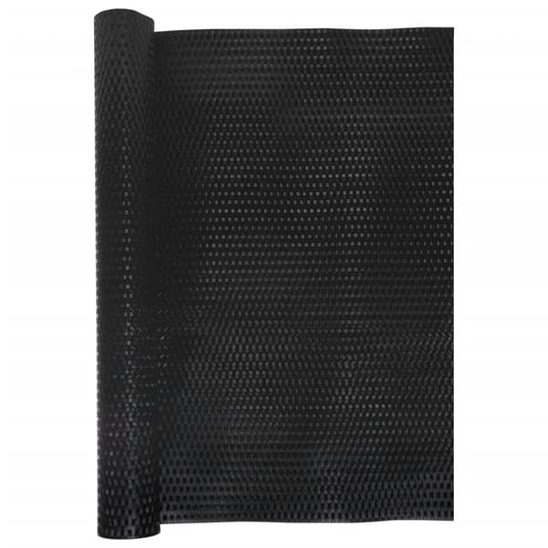 vidaXL balkonskærm, sort, 500x90 cm, polyrattan