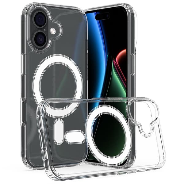 iPhone 17 -kotelo, MagSafe-valmis, läpinäkyvä
