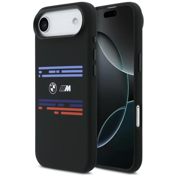 BMW M Silikone Horizontal Line MagSafe-etui til iPhone Air, sort