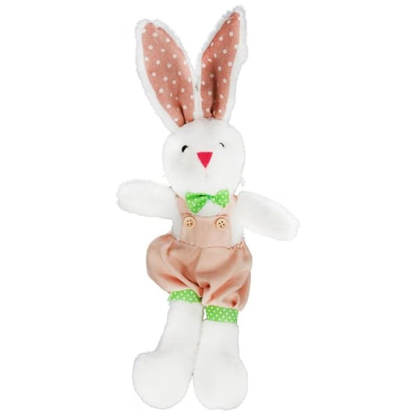 Stofkaninfigur siddende 26 cm