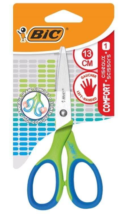 Comfort-sakset, pit. 13 cm, BIC