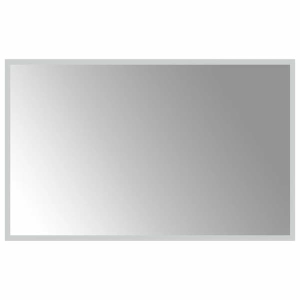 vidaXL Badrumsspegel med LED, 80x50 cm