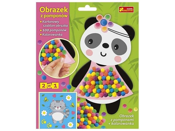 Billede af Panda pomponer 2 i 1