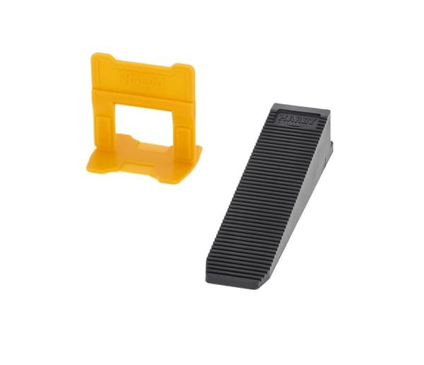 Fliseudjævningssystem 3 mm klips + kiler 400 stk.