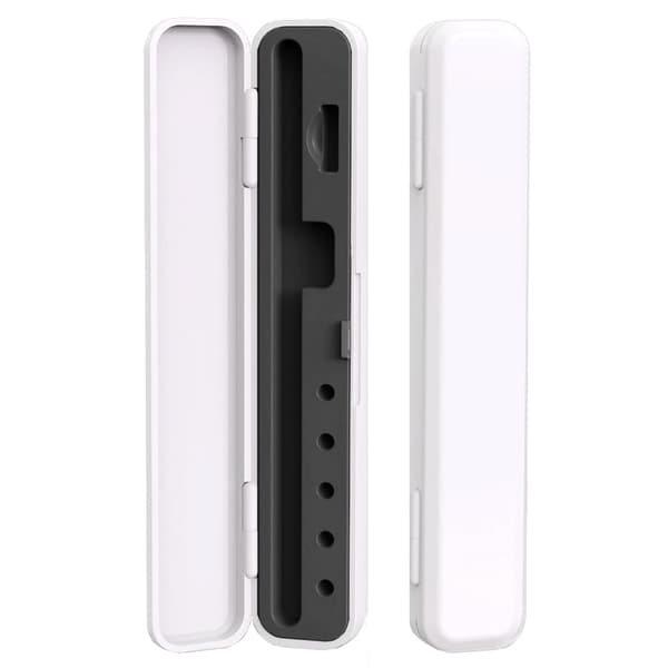 Apple Pencil 1/2 Etui, Hvid / Sort