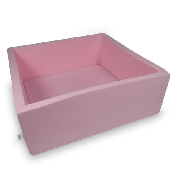 Tør pool 110x110x40cm pulverrosa uden bolde