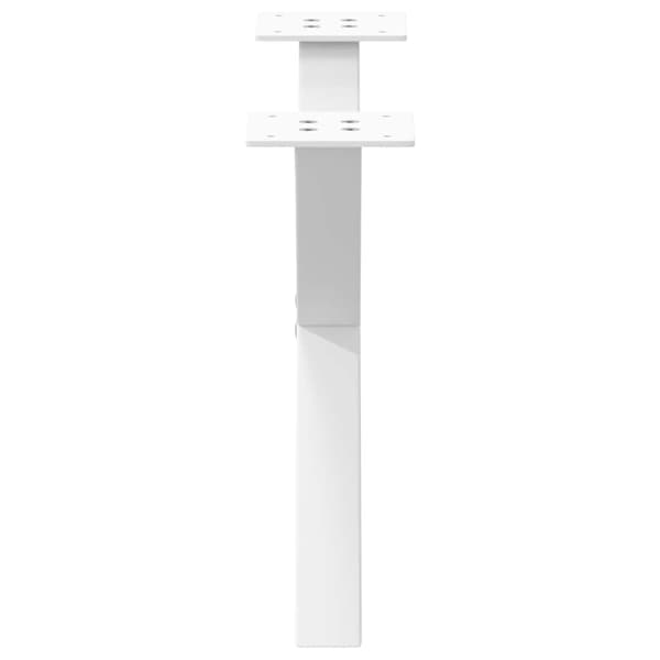 vidaXL sofabordsben, 2 stk., hvide, 60x(30-31) cm, stål