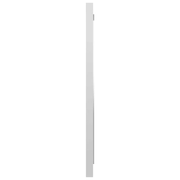 vidaXL Badrumsmöbelset i 2 delar, högglans, vit, MDF