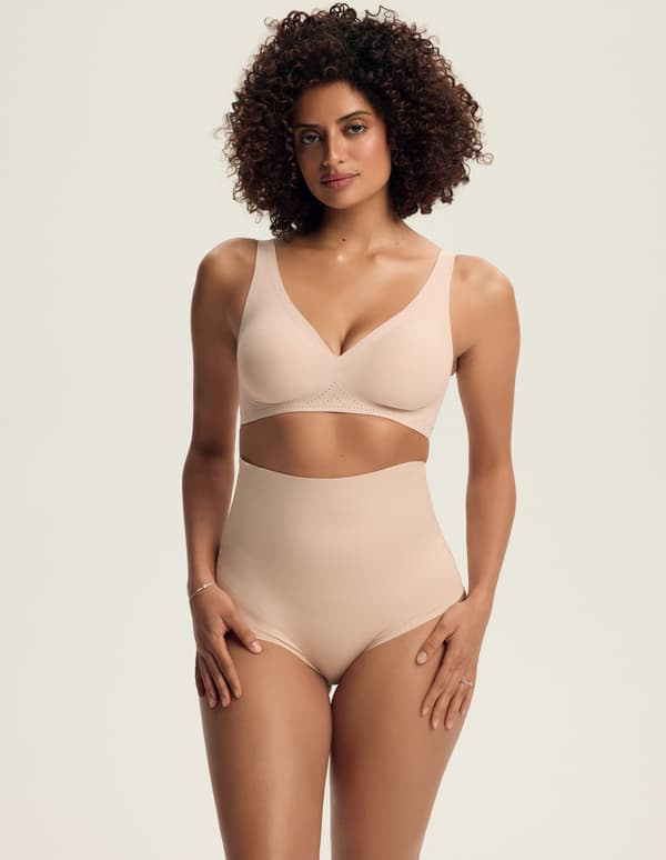 Sleeky Esotiq Push-Up-BH | Beige S