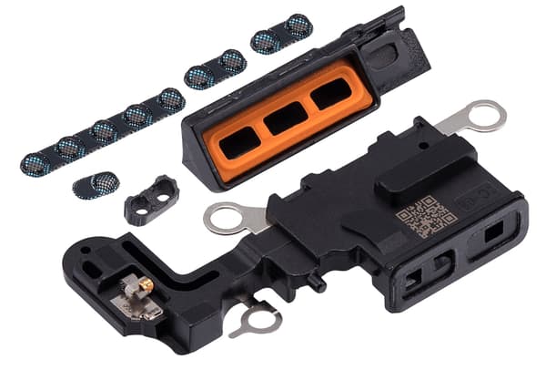 iPhone 15 Plus multimediehøjttaler mikrofongitter buzzergitter