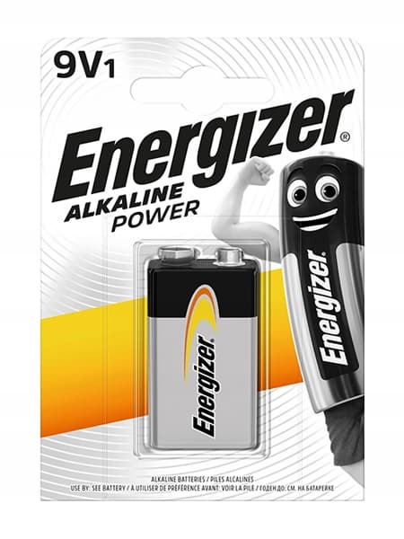 9V Energizer Alkaline Power alkalisk batteri