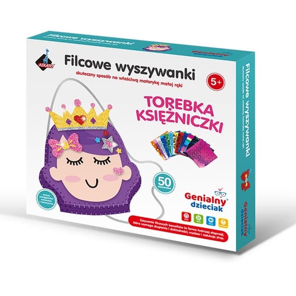 Filtbroderi - prinsessetaske