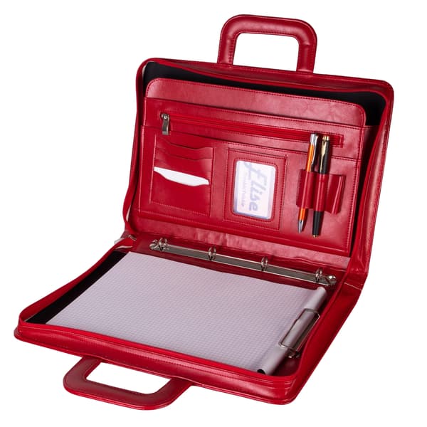 Elegant A4 herremappe - Stilfuld konferencemappe med ring og klips