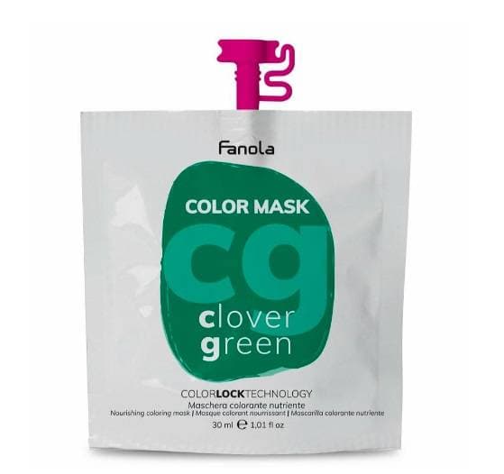 Fanola Farvemaske Grøn 30 ml