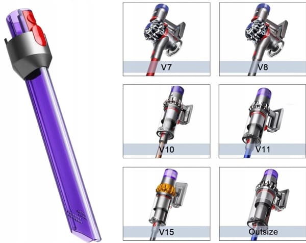 LED-sprægedyse til Dyson V15 V11 V10 V7 V8
